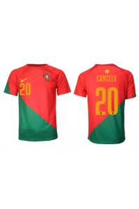 Portugal Joao Cancelo #20 Fotballdrakt Hjemme Klær VM 2022 Korte ermer